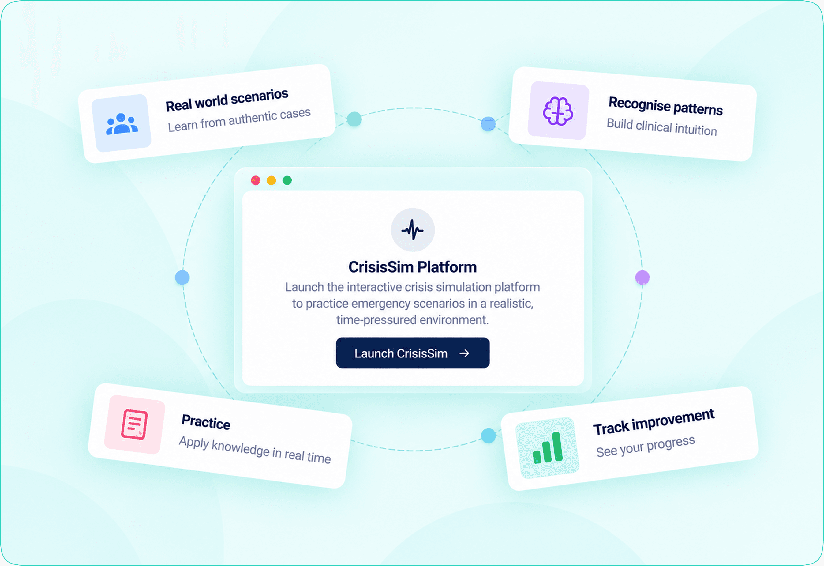 CrisisSim Platform real-world crisis scenario simulation launcher